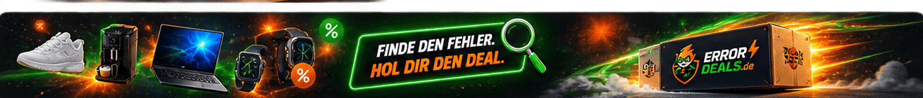 Finde den Fehler. Hol dir den Deal.